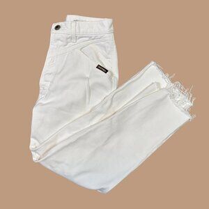 Vintage Rocky Mountain Clothing Co. Woman's Rockies White Cowgirl Jeans Size 25